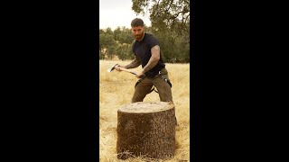 Its just the same spot 🎯 woodsplitting splittingwood outdoors [upl. by Stafford]