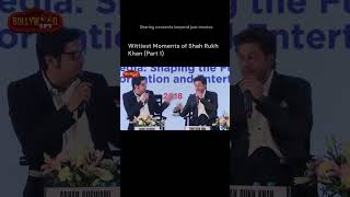 Wittiest Moment of Shah Rukh Khan Part 1 [upl. by Phineas]