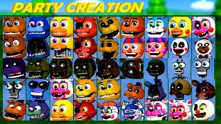 PLAY AS ANIMATRONICS FNAF WORLD The Return to Nightmares [upl. by Abigael806]