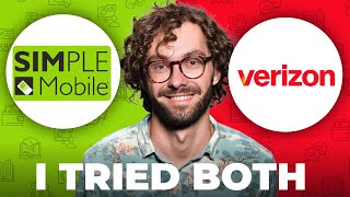 Simple Mobile vs Verizon Mobile  Which is Better Today [upl. by Candyce]