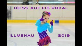 Kür Eiskunstlaufen Yella  5 Heiß auf Eis Pokal 2019 Illmenau [upl. by Lovmilla]