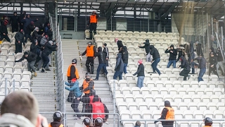 Cracovia  Pogoń Szczecin Trouble before the game [upl. by Nodal]