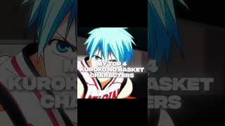 Top 4 Kuroko No Basket Characters  Swerved It Edit [upl. by Norene117]