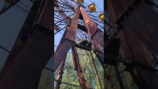 pripyat amusement park ferris wheel chernobyl ukraine shorts [upl. by Trebo989]