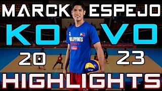 MARCK ESPEJO HIGHLIGHTS KOVO 2023 marckespejo bryanbagunas jajasantiago [upl. by Naliorf238]