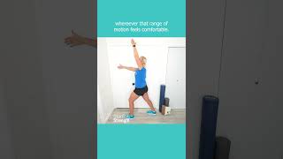 Try the Wall Windmill Stretch to Relieve Tight Shoulders and Improve Spinal Mobility [upl. by Intruoc]