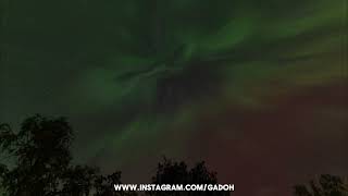 Northern lights above Oxelösund 10102024 [upl. by Buxton]