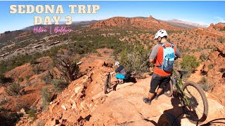 Sedona Trip  Day 3  HiLine  Baldwin  Templeton  Easy Breezy  Sedona Mountain Biking [upl. by Einehpets]