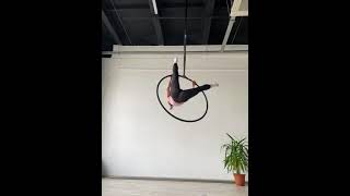 Aerial hoop spin combo intermediate to advanced  RY X  Shortline [upl. by Bonar]