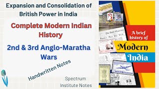 C5 AngloMaratha Wars for UPSC PCS etc Spectrum Modern Indian History [upl. by Havot]