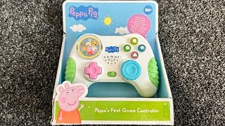 Peppa piG Game Controller Unboxing  Asmr Videopeppapig [upl. by Drandell38]