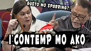 NAGKASAGUTAN SA HEARING ABANTE AT VP SARA DUTERTE DI NAGPATINAG KUNG ICONTEMP [upl. by Melac619]