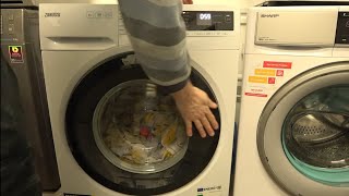 Review of Zanussi Flextime ZWF843A2DG 8kg 1400 spin washing machine [upl. by Suoivatnod789]