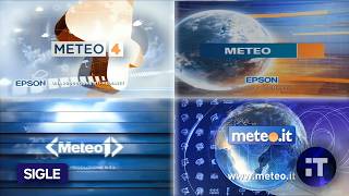 Raccolta sigle  Meteo Mediaset 19912024 [upl. by Yrrehc122]