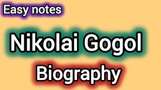 quotNikolai Gogolquot Biography Englishers310 [upl. by Eillas]