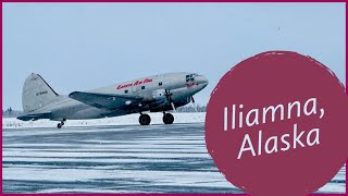 Iliamna Alaska A Quiktrip with Iliamna Air Taxi and a World War II C46 commando plane [upl. by Dream524]