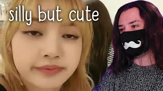 Reacting to funny blackpink moments for the first time [upl. by Ydisahc]