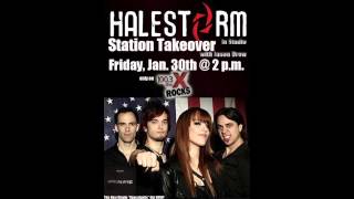 Halestorm Station Takeover 1003 X Rocks Interview 2015 [upl. by Acinor]