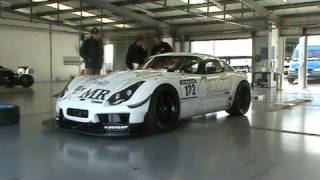 TVR Sagaris V8 race car shake down 3 Oct 2008 [upl. by Ress]