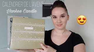 UNBOXING  CALENDRIER DE LAVENT YANKEE CANDLE 2018 [upl. by Noiztneb]