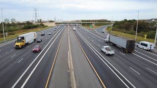 Floridas Turnpike Road Traffic Sounds Highway Ambience for Sleep  4 Hours White Noise [upl. by Oilcareh]