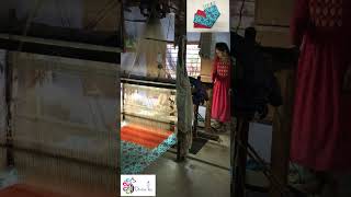 handloom weavers waving pattusarees pochampallysarees puresilksarees trending viralvideo [upl. by Adamski680]