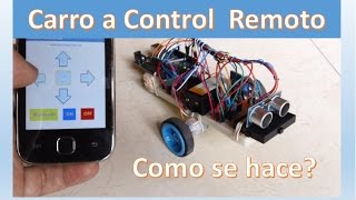 ✅ CARRO A CONTROL REMOTO Android  Bluetooth  Arduino Fácil de hacer [upl. by Tessi]