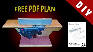 Benchtop Jointer making  Free PDF [upl. by Ydnac]