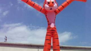 Skydancer Tiger dancing inflatable [upl. by Ahteres]