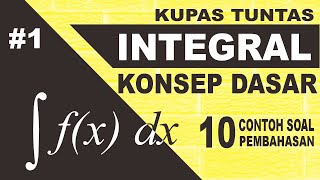 Konsep Dasar Integral Fungsi Aljabar Integral Part 1 M4THLAB [upl. by Wilmer]