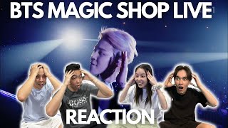 BTS MAGIC SHOP LIVE REACTION [upl. by Solomon]