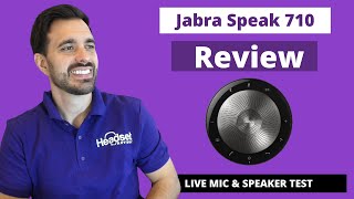 SHOWDOWN Jabra Speak 710 Review  LIVE MIC amp SPEAKER TEST [upl. by Selrac]