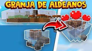 ✅ GRANJA de ALDEANOS para Minecraft 120 BEDROCK amp JAVA [upl. by Ahsinek785]