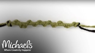 Vertical Larks Head Knot  Crafting Quick Tips  Michaels [upl. by Benito]