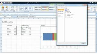 Basic statistics tutorial 21 Boxplots in Excel 2007 [upl. by Oyr]