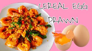 👋📌🥚 Egg MattersToday i cook special dishand Egg plays a role🦐🥚CEREAL EGG PRAWN 🍤 ASMR eggs [upl. by Schafer]