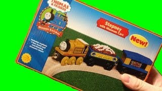 60 Second Reviews  Stepney With The Museum Cars  Thomas And Friends Wooden Railway Retired Toy [upl. by Pfister]