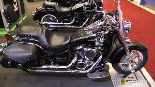 2017 Kawasaki Vulcan 900 Classic LT  Walkaround  2017 Montreal Motorcycle Show [upl. by Ayenat]