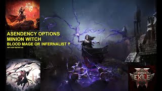 POE 2  WITCH ASEDENCY CHOICES FOR MINION STARTER [upl. by Adnocahs381]