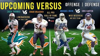 Zach Thomas VS Brian Urlacher amp Michael Irvin VS Cris Carter On The Way Guru OffSeason [upl. by Otero938]