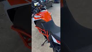 KTM 1290 adventure TFT Menus [upl. by Airdnaxela477]