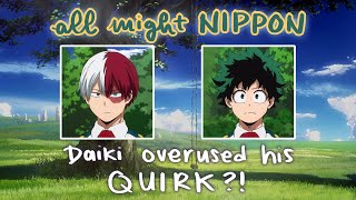 Daikis quirk is infectious  BNHA Radio All Might Nippon [upl. by Gnauq]