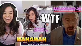 Poki Reacts To Simp Donates 80mil to Pokimane [upl. by Nassir655]