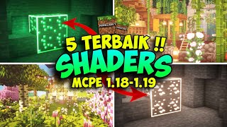 SPECIAL 5 SHADER MCPE 119  118 Terbaik  Shaders For Mcpe 119  Shaders Non Render Dragon [upl. by Hawthorn]