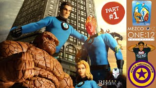 Mezco One 12 Collective Deluxe Fantastic Four Steel Boxed Set Action Figure Review Part 1 [upl. by Floeter222]