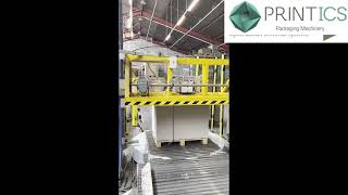 VIDEO PRINTICS U45510624 STRAPEX VTS45EP UNITIZER  CONVEYORS LINE DBS [upl. by Iny]