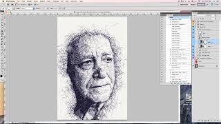 Scribble Pen Sketch Photoshop Action Tutorial [upl. by Htenaj]