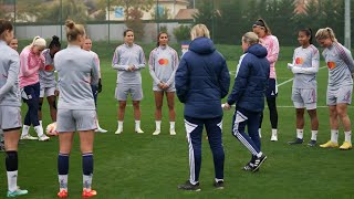 Entraînement de lOL Féminin  Olympique Lyonnais [upl. by Derreg887]