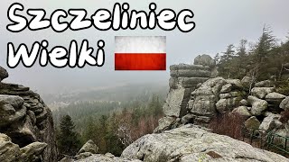 Szczeliniec Wielki  Góry Stołowe  Polska hiking Poland [upl. by Eimme]