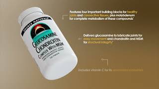 Source Naturals® Glucosamine Chondroitin Complex with MSM Product Information Commercial [upl. by Sonnie872]